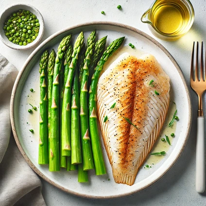 Baked Tilapia with Asparagus