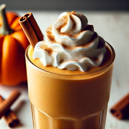 Cinnamon-Spiced Pumpkin Smoothie
