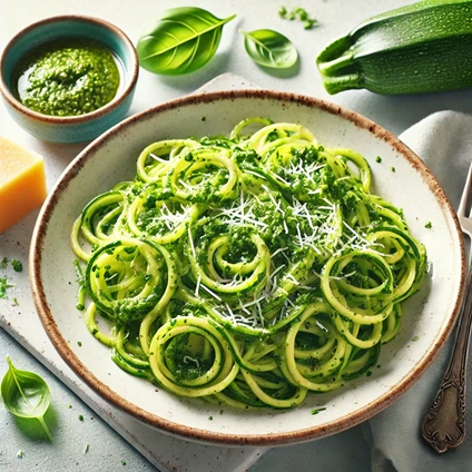 Zucchini Noodles with Pesto